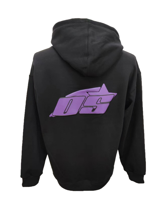 OS Puff Print Hoodie (Black)